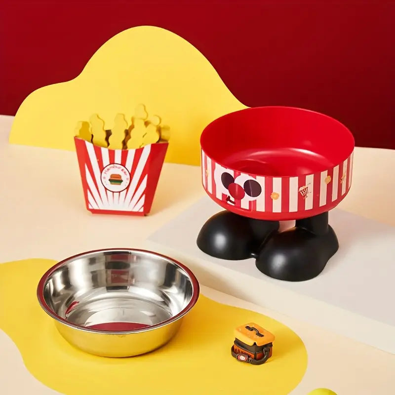 Elevated Feeding and Water Bowl