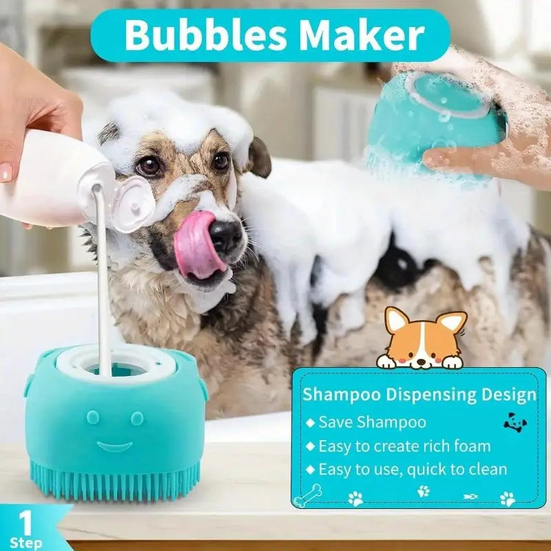 Silicone Pet Bath Brush