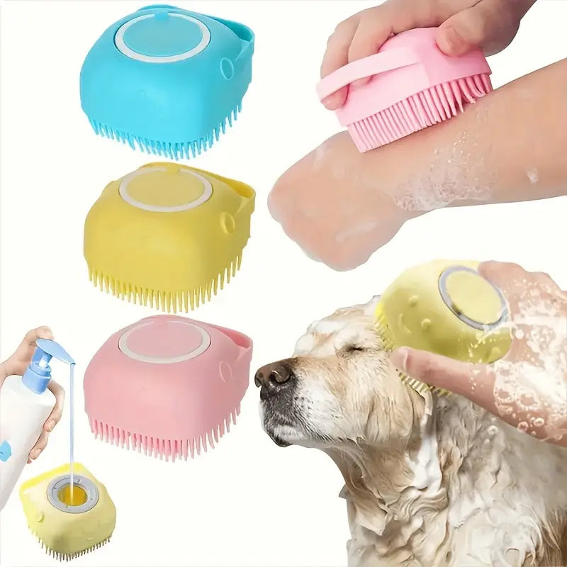 Silicone Pet Bath Brush