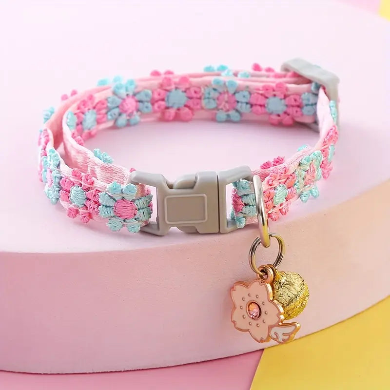 Stylish Floral Lace Pet Collar