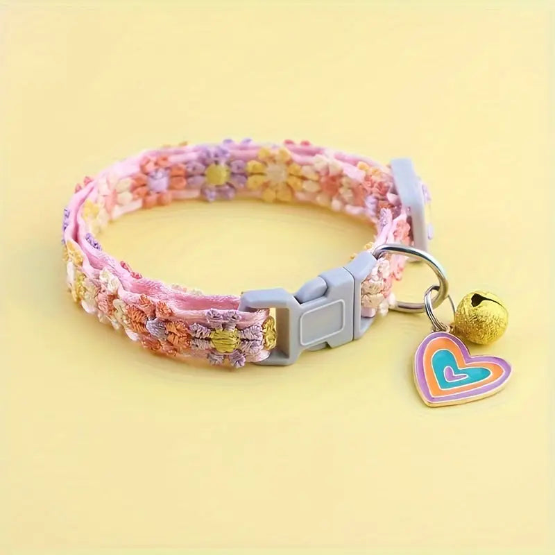 Stylish Floral Lace Pet Collar